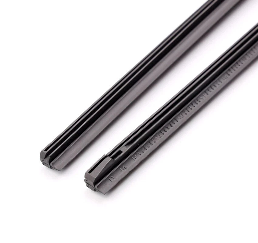 Nuevo par de insertos de goma para limpiaparabrisas delantero genuino para Honda FIT 2009-2013 Foto 2 de 4