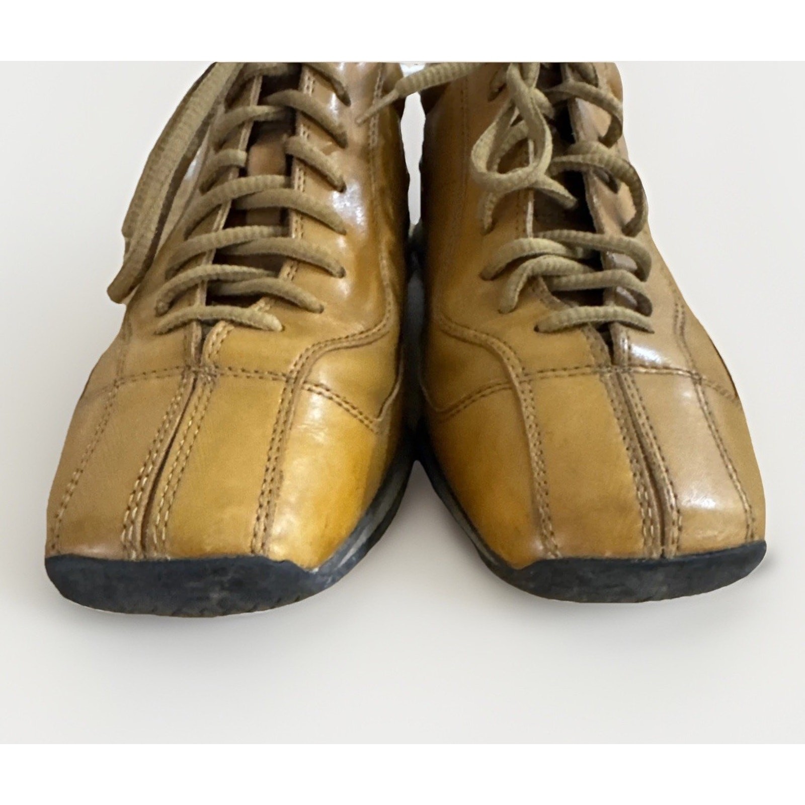 Prada Shoes Men's Sport Golden Classic Luxury Sneakers Size 8 UK 7 thumbnail 3