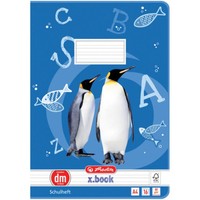 Herlitz Schulheft X.Book Lineatur Dm Liniert DIN A4 Ohne Rand, 16 Blatt