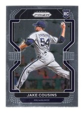 2022 Panini Prizm Base #199 Jake Cousins - Milwaukee Brewers