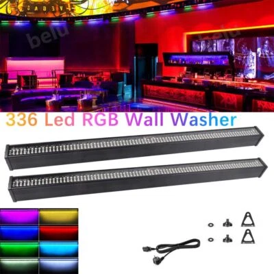 2 Stk 120W RGB 336LED Wall Washer Licht bar Bühnenbeleuchtung DMX DJ Ostern - Bild 1 von 4