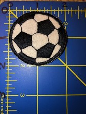 Soccer Ball Patch Black  White Football Futbol Futebol Sports World Cup FIFA