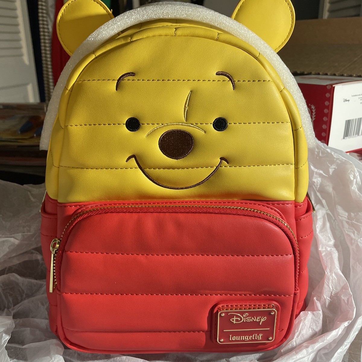 NWT Loungefly Disney Winnie the Pooh Puffer Pooh Bear  display picture 1