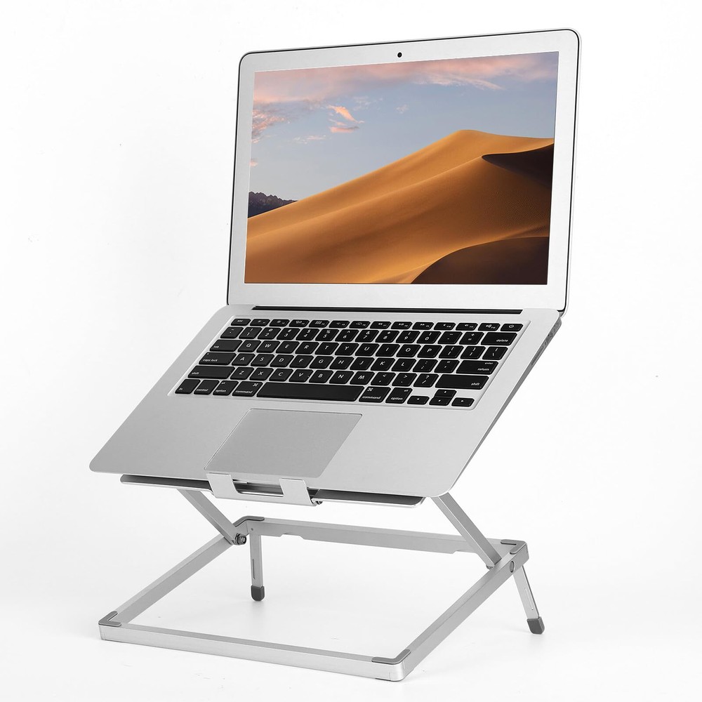 Adjustable Aluminum Laptop Stand Portable Foldable Desk Holder