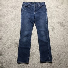 Ralph Lauren Jeans Women Size 6 Straight Leg Preppy Classic Dark Wash Stretch