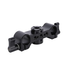 Niceyrig Dual 15mm Rod Clamp Rail Block with 1/4 3/8 Arri Locating Mount