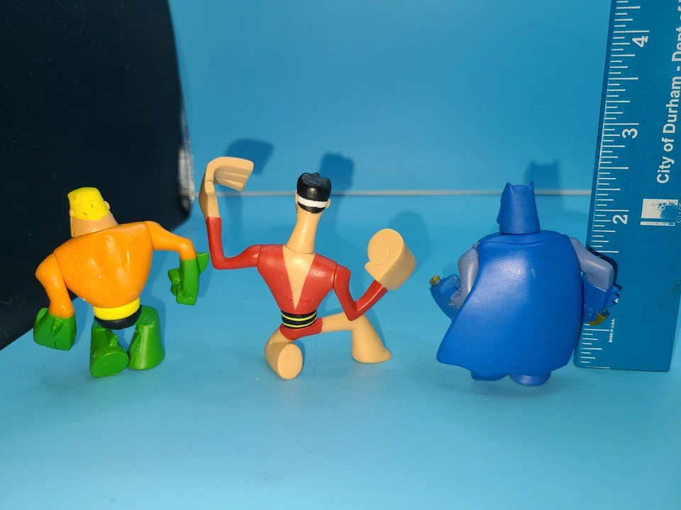 Juego de 3 figuras Hasbro Brave & the Bold Batman Plastic Man Aquaman Foto 2 de 2