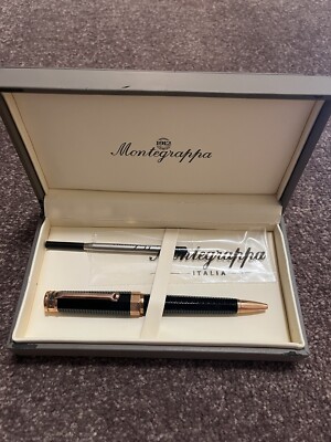 Montegrappa NeroUno Ball Point Pen Black Made in Italy