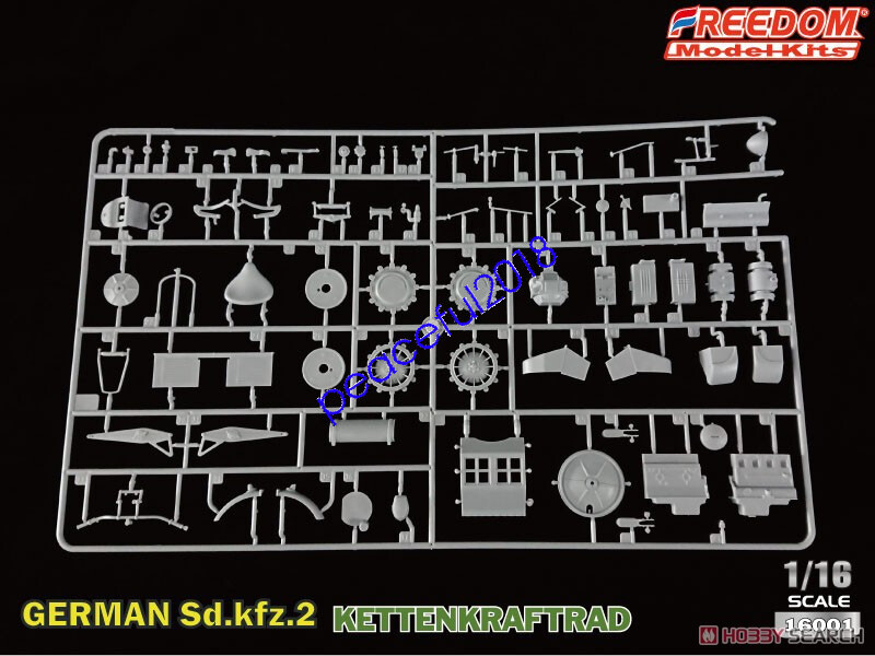 FREEDOM 16001 1/16 WW.II German Sd.kfz.2 Ketten Kraftrad