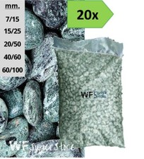 Ciottoli di marmo Verde Alpi - 20 sacchi da 25 kg - sassi pietre giardino