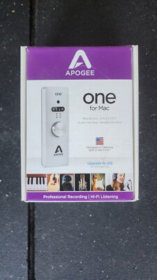 APOGEE ONE for iPhone iPad Mac Audio Interface Microphone