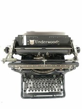 Antique Underwood Desktop Typewriter Great Condition Needs Cleaning Made In USA thumbnail