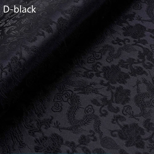 Costume costume cinese seta raso tessuto floreale tang vestito cheongsam al metro rosso - Foto 43 di 45