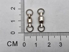 Ball Bearing Swivels Split Rings Stainless Steel 50 pcs