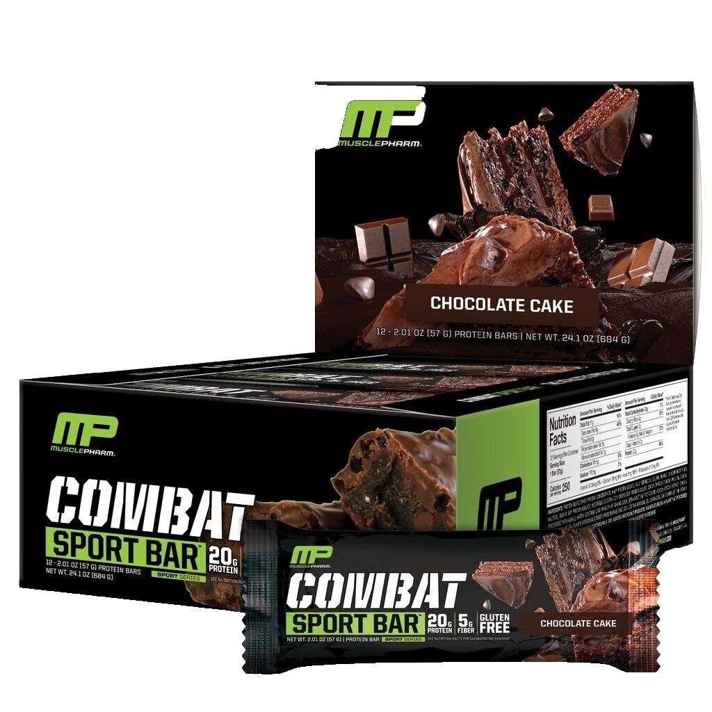 Barra de Proteínas MusclePharm resistencia y barritas energéticas, bebidas y pastillas