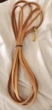 Signature K-9 Dog Leash Line Tracking Leather 15' trainer New