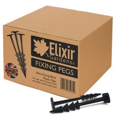 6" 150mm BARBED SECURING PEGS WEED MULCH MEMBRANE FABRIC FLEECE