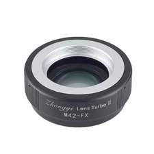 Zhongyi Lens Turbo II Adapter Reduce Focus M42 lens to FUJI X XPro3  XT3 S1 X-A1