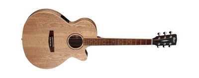 Cort 6 String Acoustic-Electric Guitar, Right, Open Pore Natural, Full (SFXAB...