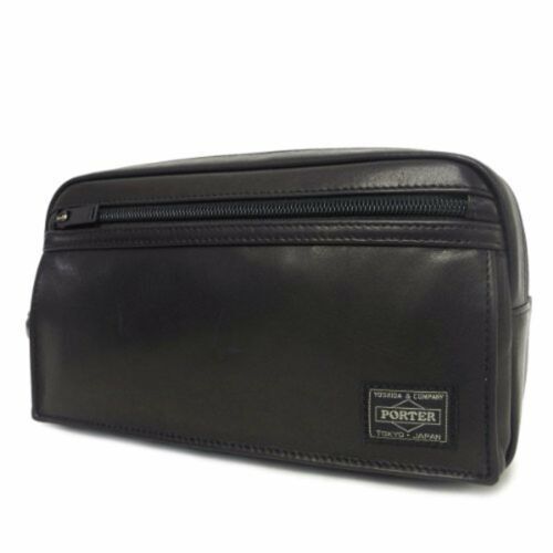 Yoshida Porter FILM CLUTCH BAG 187-01358 Black From JP | eBay
