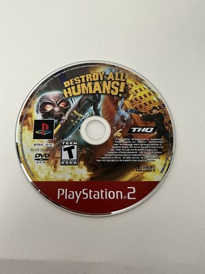 Destroy All Humans! PlayStation 2, 2005) PS2 Game Disc Onlyl Tested