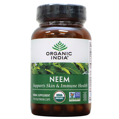 Neem Supports Skin & Immune Health - 90 Veg Caps - 45 Servings  Exp 12/2026