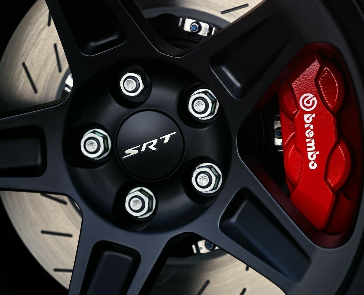Challenger Charger 300 SRT Center Cap Satin Low Gloss Black 20