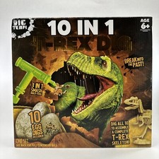 Dig Team: 10 in 1 T-Rex Dinosaur Dig Activity T Rex Skeleton Assembly New Toy