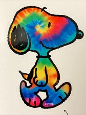 SNOOPY STICKER  ACID SNOOPY  3  X 2 1/4   KNOTTSBERRY FARM COLLECTIBLE LIMITED