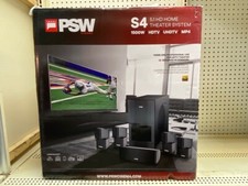 PSW CINEMA S4 5.1 HD HOME THEATER SYSTEM, 1500W, 6 PC., HDTV TDW023946 