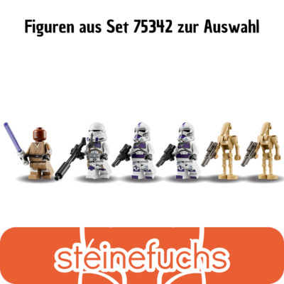 LEGO  Star Wars Republic Fighter Tank - 75342 Minifiguren zur Auswahl NEU
