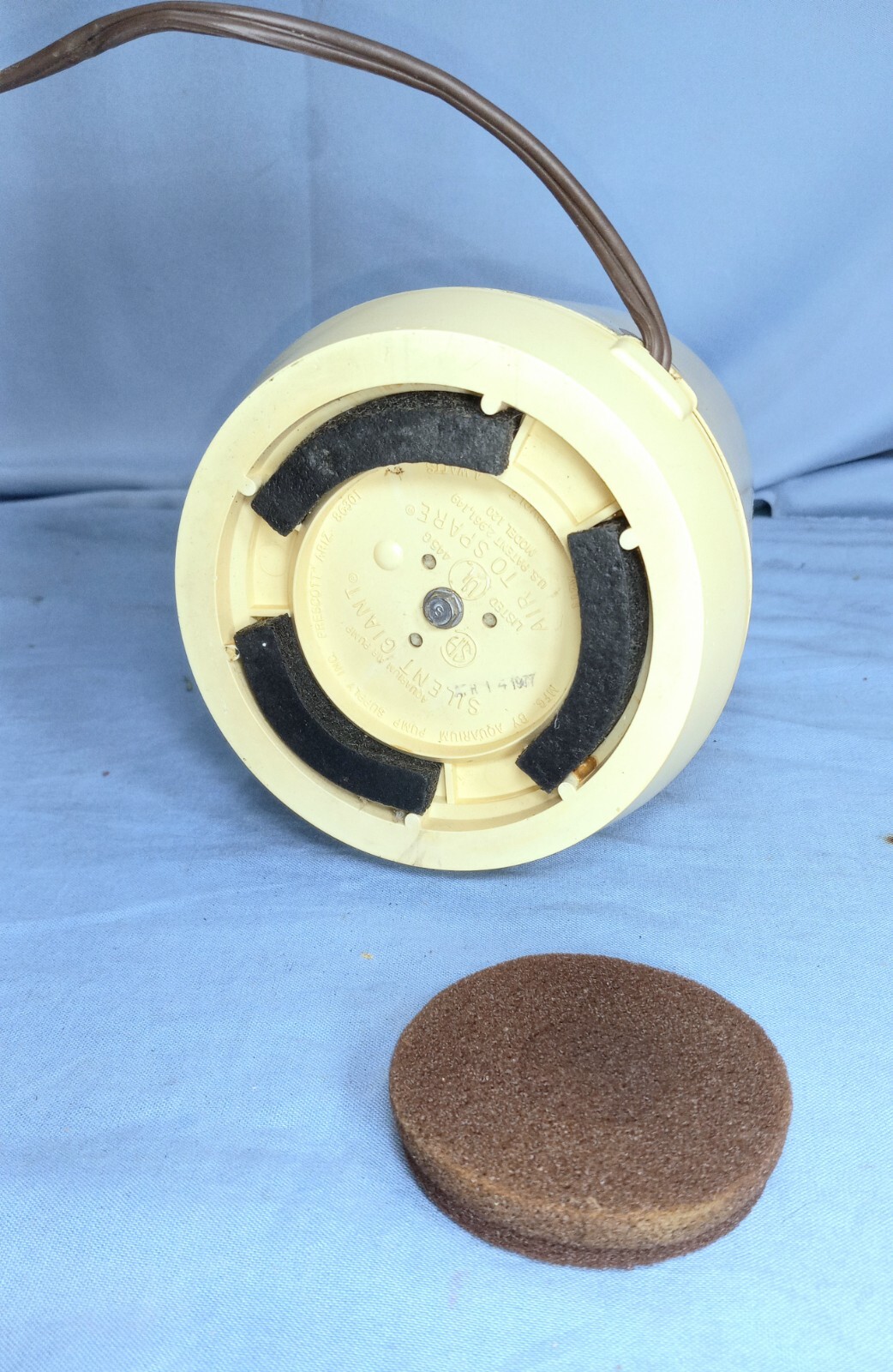 Vintage Silent Giant Aquarium Air Pump Fish Tank Bait Hydroponics Quiet