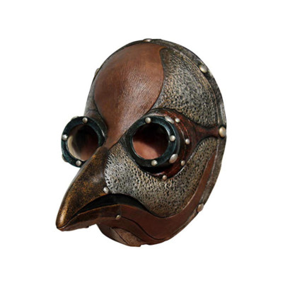 Steampunk Plague Doctor Faux Leather Ghoulish Adult Halloween Costume Mask