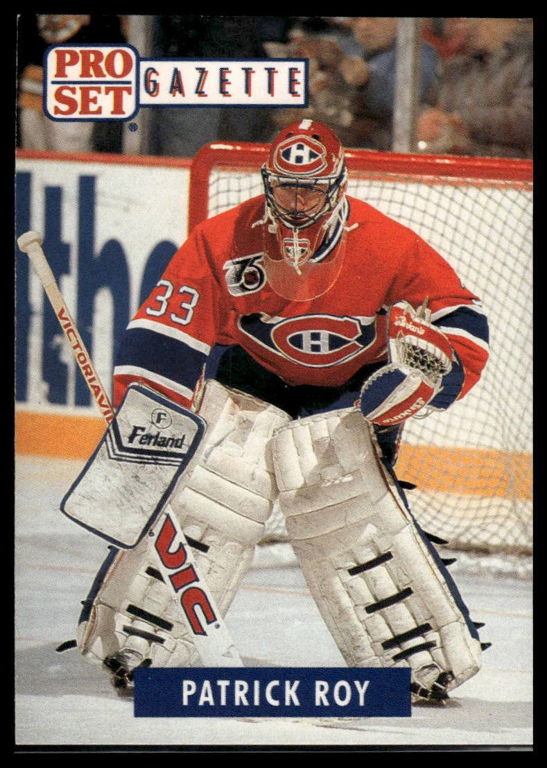 1991-92 Pro Set #2 Patrick Roy Gazette Magazine Promos