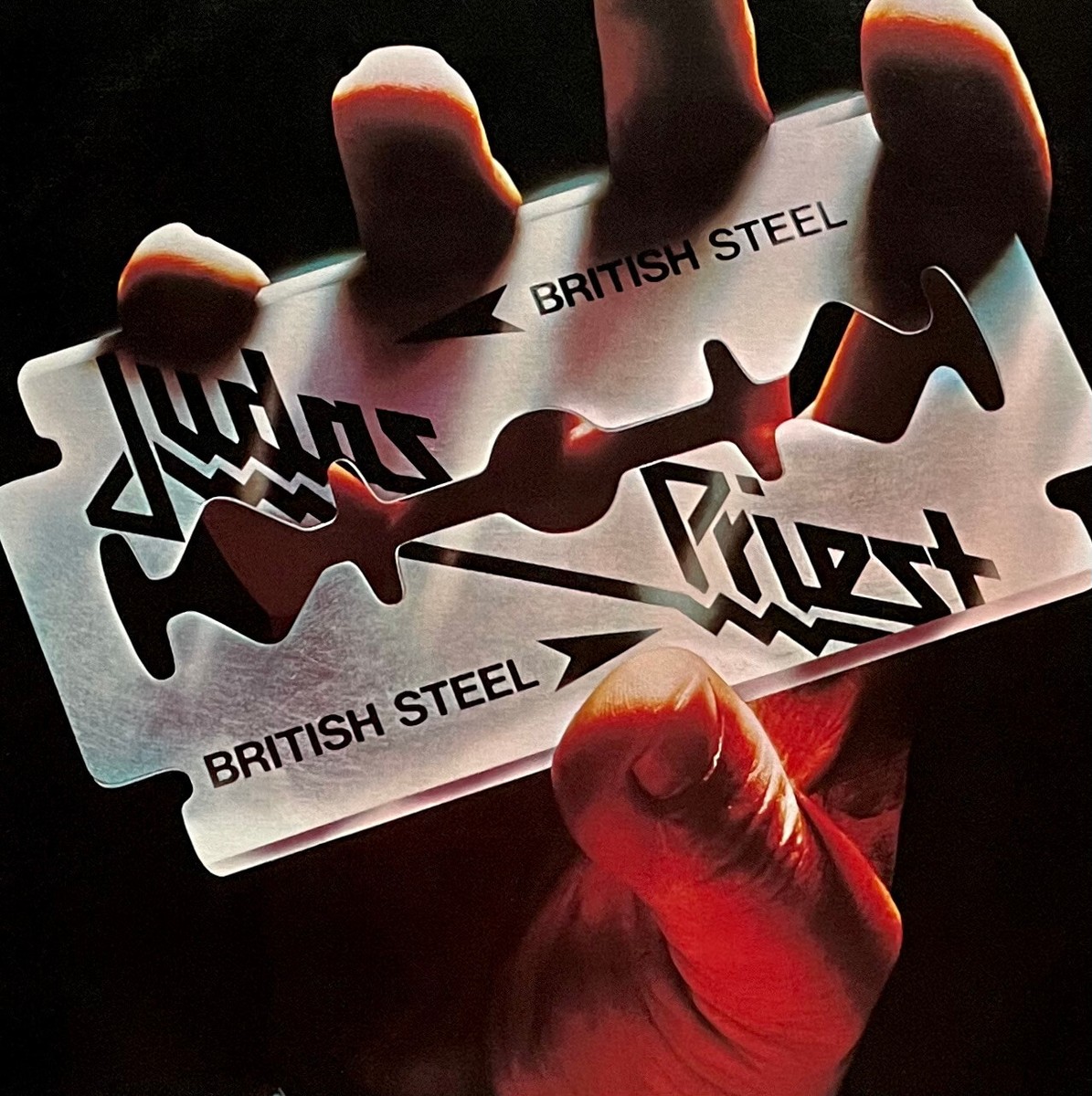 Vtg 1980 JUDAS PRIEST Album BRITISH STEEL Vinyl RECORD Lp 80s