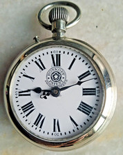 ROSKOPF PATENT WINDING POCKET WATCH PORCELAIN DIAL VINTAGE