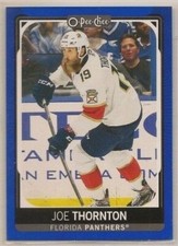 JOE THORNTON ~ 2021-22 O-Pee-Chee Update BLUE BORDER #606 ~ Florida Panthers SP