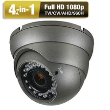 HD-AHD 1080P  FULL HD2.6MP Dome 2.8-12 Varifocal Zoom OSD Surveillance Camera