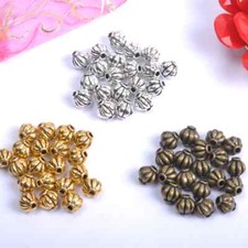 40-100PCS Tibetan Silver, Gold, Bronze, Charms Spacer Beads - Choose 4- 8MM M117