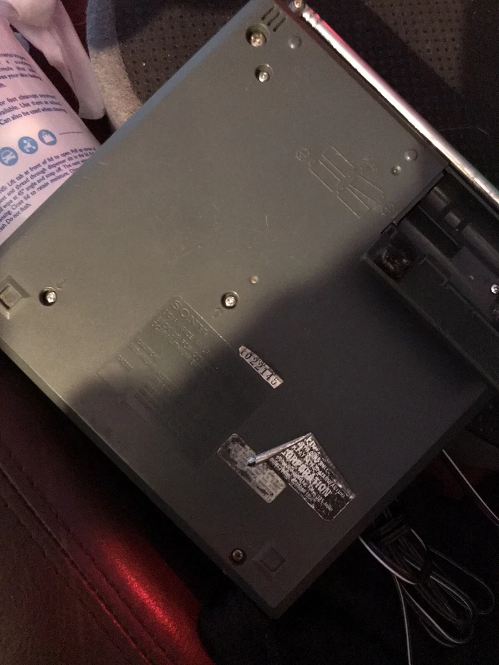 Sony ICF-cd2000 Clock Radio ca 1988 Am/FM Alarm Tested And Works Rare Item - Image 4 of 4