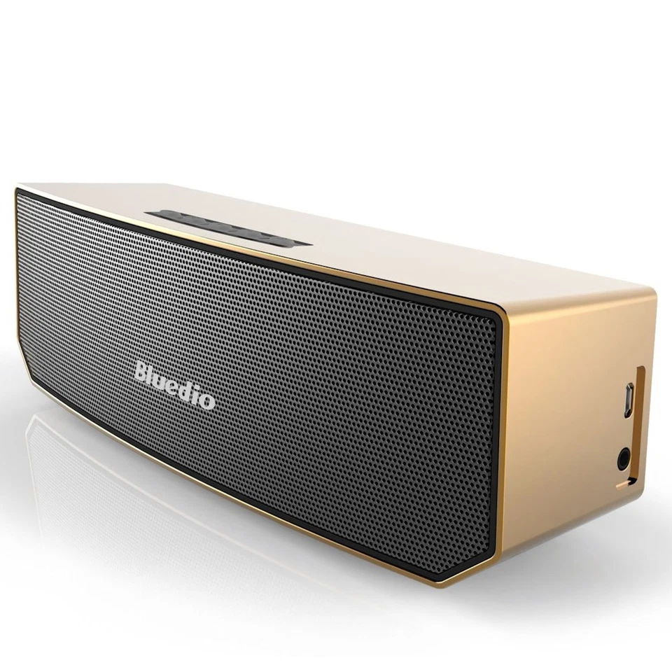 Bluedio BS-3 Mini Lautsprecher Bluetooth Speaker Wireless 3D Stereo MP3 Gold - Bild 4 von 4