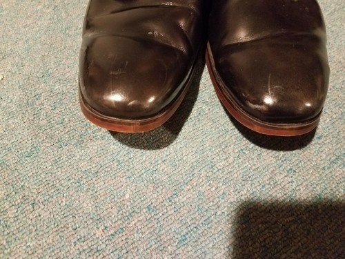 Florsheim Plain-Toe Leather Oxford Black 11463 059 Men's size 12D EUC - Picture 3 of 8
