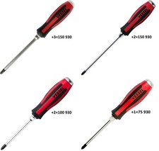Vessel Megadora 930 JIS Tang-Thru Screwdriver Phillips head Set 4 items
