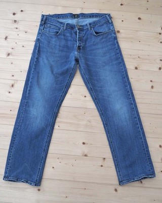 Lee Daren Straight Fit Herren Jeans Gr. W36/L32 Blau Used Look Vintage