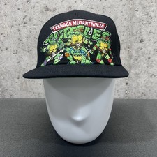 Teenage Mutant Ninja Turtles Baseball Cap Snapback Black Green Nickelodeon 2015