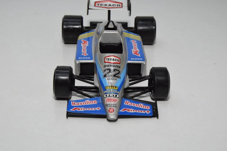 B72 1:24 BBURAGO BURAGO FORMULA RACING CAR INDY KMART TEXACO GREY EXC. COND. - Immagine 3 di 4