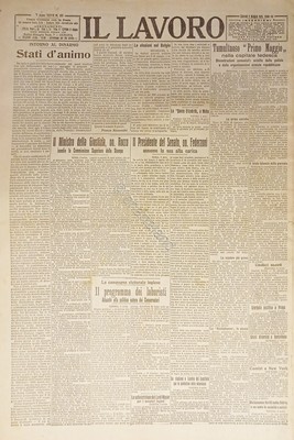 Zeitung Genua - Il Lavoro Nr. 105 - 1929 Rund um die Abrüstung