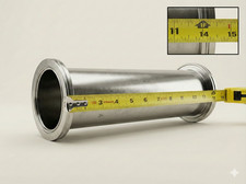 High Vacuum 316L  14" Isolation & Drift Path ISO-K 100 Spool