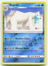 Lost Thunder Beartic 62/214 Near Mint Pokemon Reverse Holo R Tcg Card