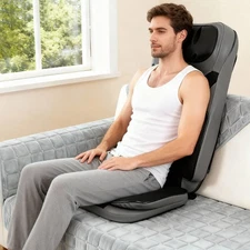Electric Massage Seat Cushion, Massage Chair Pad with Adjustable Intensity
